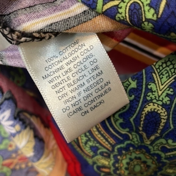New Unique and Colorful Susan Bristol Button Down Shirt Size Medium (M) - Picture 8 of 8